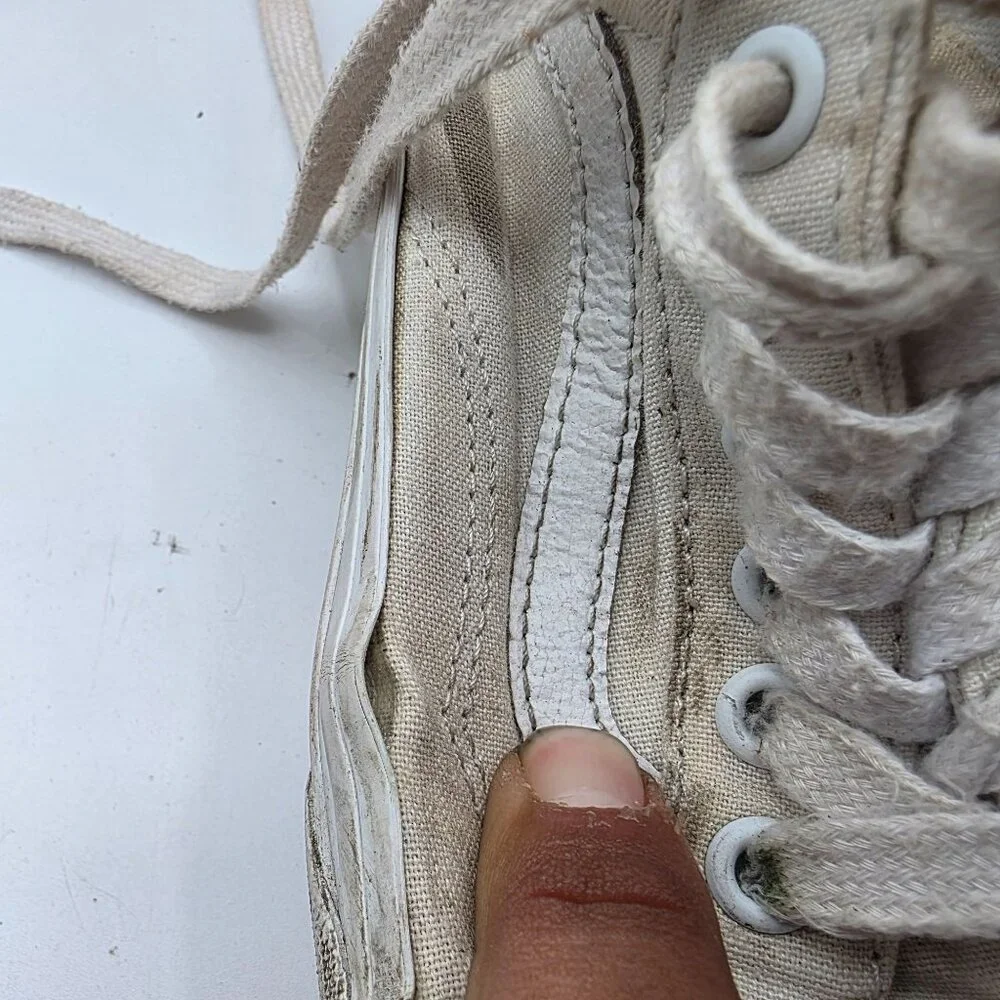 Vans Old Skool Platform Womens Size 8.5 Triple White Athletic Shoes Walking
